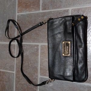 Marc Jacobs black leather 3 way crossbody